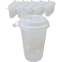 생활을그리다 다회용 리유저블 컵 500ml + 스트로우프리 뚜껑 세트, 20세트