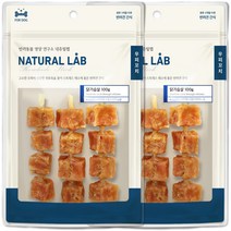 네츄럴랩 우피꼬치 강아지간식, 닭가슴살, 100g, 2개