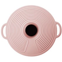 굿프랩 다용도 실리콘 냄비 뚜껑 핑크, S(24 x 20.4 cm), 1개