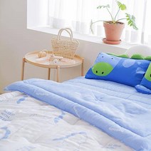 밀로앤개비 유아용 그린티 모달 차렵 이불, 리틀 라인 딜런