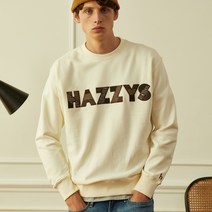 헤지스 남성용 패치워크 아트웍 맨투맨