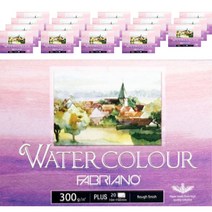 파브리아노 워터칼라 포스트 카드 수채화 300g 엽서 패드형 플러스 PC05 20p, 20개