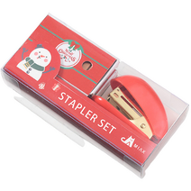 다사바바 크리스마스 사무용품 스탠플러, 랜덤발송, 1세트