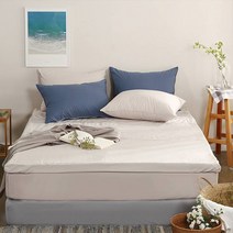 휴가드 먼지 보풀없는 진드기방지 매트리스 토퍼 5cm, 오트밀