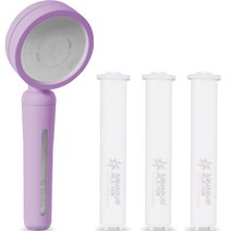 아쿠아듀오 블라썸 샤워기(퍼플) + PLA 필터 3p 세트, 1세트