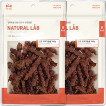 네츄럴랩 강아지 건조 오리가슴살 롤 간식 100g, 2개