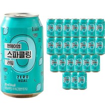 원에이엠 스파클링 캔 라임 탄산수, 355ml, 24개