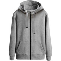 듀클라이 빅사이즈 자수 하이넥 후드집업 DUC-797