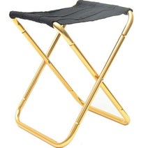 오가니코 초경량 백패킹 휴대용 캠핑 의자, 골드, 1개