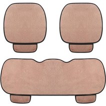 리버폭스 자동차 극세사 방석 앞좌석 2p + 뒷좌석 세트, 핑크, 1세트