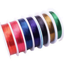 낭만작가 DIY 수공예 컬러 철사 1mm 7종 세트, 혼합색상, 1세트