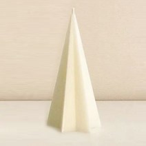 F5NATURE 크리스마스캔들 오브제 스타콘캔들 우드세이지앤씨솔트, 화이트