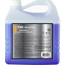 파이어볼 타이어 사틴 광택제, 4L, 1개
