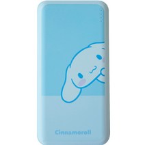 산리오캐릭터즈 듀얼 충전 보조배터리 10000mAh, 시나모롤, RPD-10000