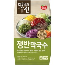 면발의신 쟁반막국수, 405g, 1개