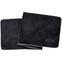 오로르 현대모비스 오로르 초극세사 드라잉타월 롱타입 200 x 60 cm, 1개, 블랙