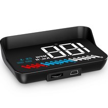 리버폭스 차량용 HUD M7 헤드업디스플레이 OBD + GPS 듀얼시스템, 화이트, 1개