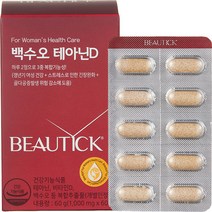 뷰틱 갱년기 여성건강 백수오 테아닌D 60g, 60정, 1개
