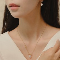 로이드 여성용 다이애나 캐시 진주 목걸이 LLNS21305T