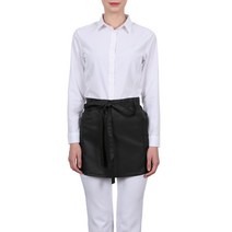 웰프런 빅포켓 숏 허리형 앞치마, 2개, 블랙