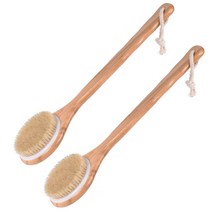 엔에스제이 일반손잡이 바디 솔 브러쉬, 2개