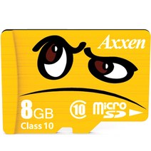 액센 프리미엄 Class10 UHS-1 캐릭터 마이크로 SD카드 Micro SD, 8GB