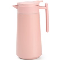 PAPALOVE 보온 보냉 주전자, 핑크, 860ml