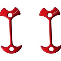 초이비 타프 고정 데크전용 앵커팩 2p, 레드