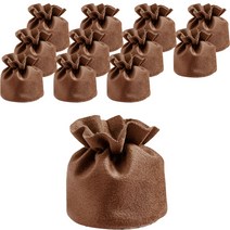 마켓감성 테이블 의자 소음 발 커버 12p, 커피