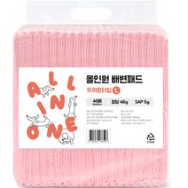 멍냥이랑 강아지 올인원 두꺼운타입 배변패드, 1개, 40개입