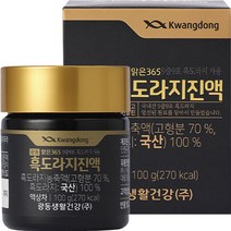 광동제약 맑은365 흑도라지진액, 1개, 100g