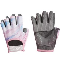 나비다 여성용 요가헬스장갑 양손 세트, 핑크그라데이션