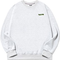 팀스핏 남성용 Texas 스몰로고 고중량 맨투맨