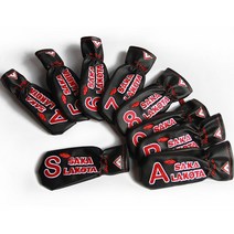 페르시안캣 골프 뉴 사카라코타 아이언커버 9p, 블랙레드