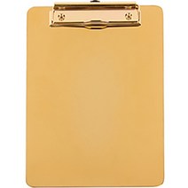 식당 인테리어 메뉴판 사무용 결제 서류판 메탈 클립보드 중형, 골드, 1개