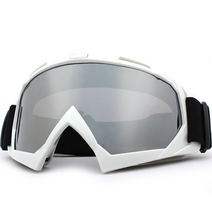 런 스피드 고글, 01 화이트(고글), 실버 시트(렌즈)