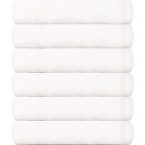 송월타올 솔리드 뱀부 무지 200g, 아이보리, 6개