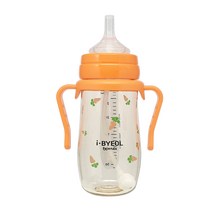 아이별프렌즈 유아용 PPSU 캐럿 추 빨대컵 270ml, 오렌지, 1개
