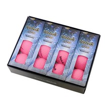 볼빅 star 무광 컬러 골프공 3피스 3p, 핑크, 4개