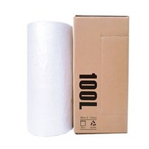 에스디 사각롤 재활용 봉투 투명, 100L, 50매입