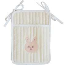 반데어 유아용 침대 기저귀 수납 걸이, 1포켓(토끼)