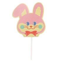 토끼 캔디 데코 포장택, 핑크, 100개