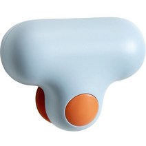 초미니 실리콘 화장실 유리창 차량 물기제거기 블루, 1개