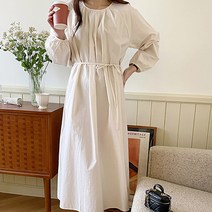 슈가펀 헬 OPS 데일리 허리끈 롱 원피스