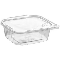 팩가이 원터치 샐러드 도시락 일회용 용기 투명 1100ml, 1개입, 25개