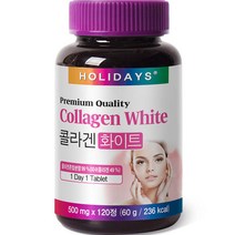 홀리데이즈 콜라겐 화이트, 120정, 1개