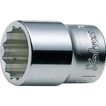 코켄 3 / 8 SQ 핸드용 숏 12각 소켓 22mm 3405M, 1개