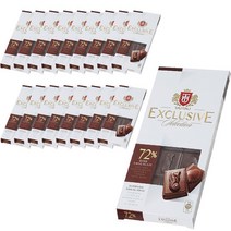 타이타우 익스클루시브 다크초콜릿 72%, 100g, 18개