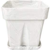 심플 실리콘 미니 화분, 마블