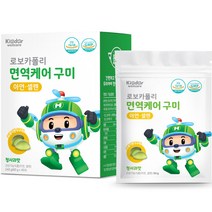 킨더웰케어 유아용 로보카폴리 면역케어 구미 4p, 240g, 1개